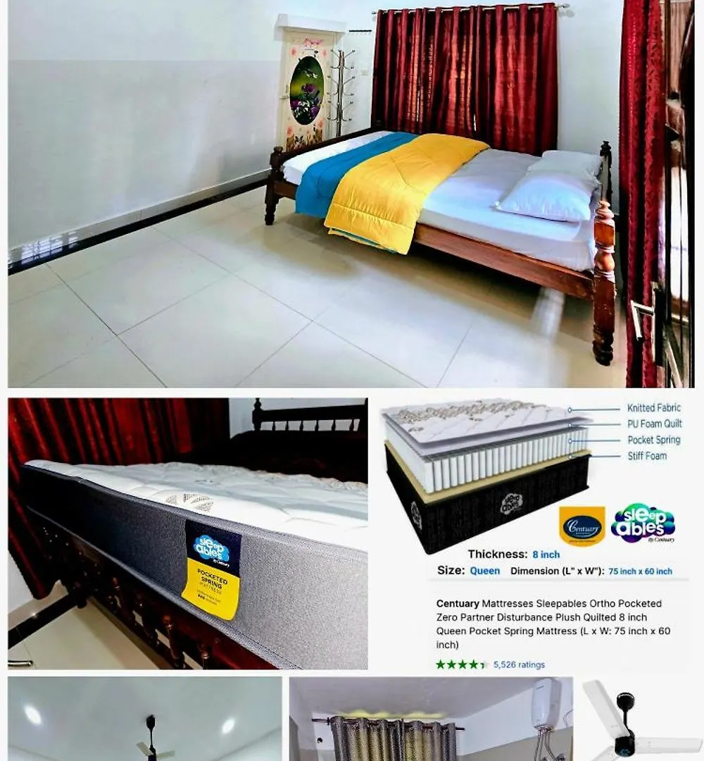 Gb25 Inn Thiruvananthapuram Habitación en casa particular
